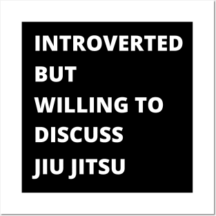 Introvert Jiu Jitsu Posters and Art
